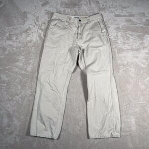 Mountain Khakis Mens Pants Relaxed Fit Chino Casual Neutral Outdoors 34x32 Beige